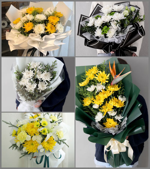 山西晋中介休市张兰镇白事花束代送